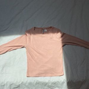 Pink long sleeve H&M top